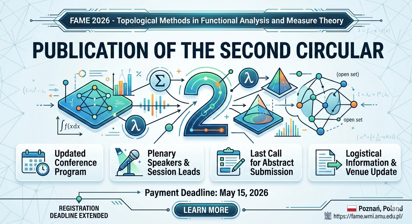 Fame Conference: Second announcement
