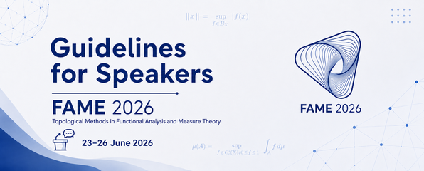 Guidelines for Speakers
