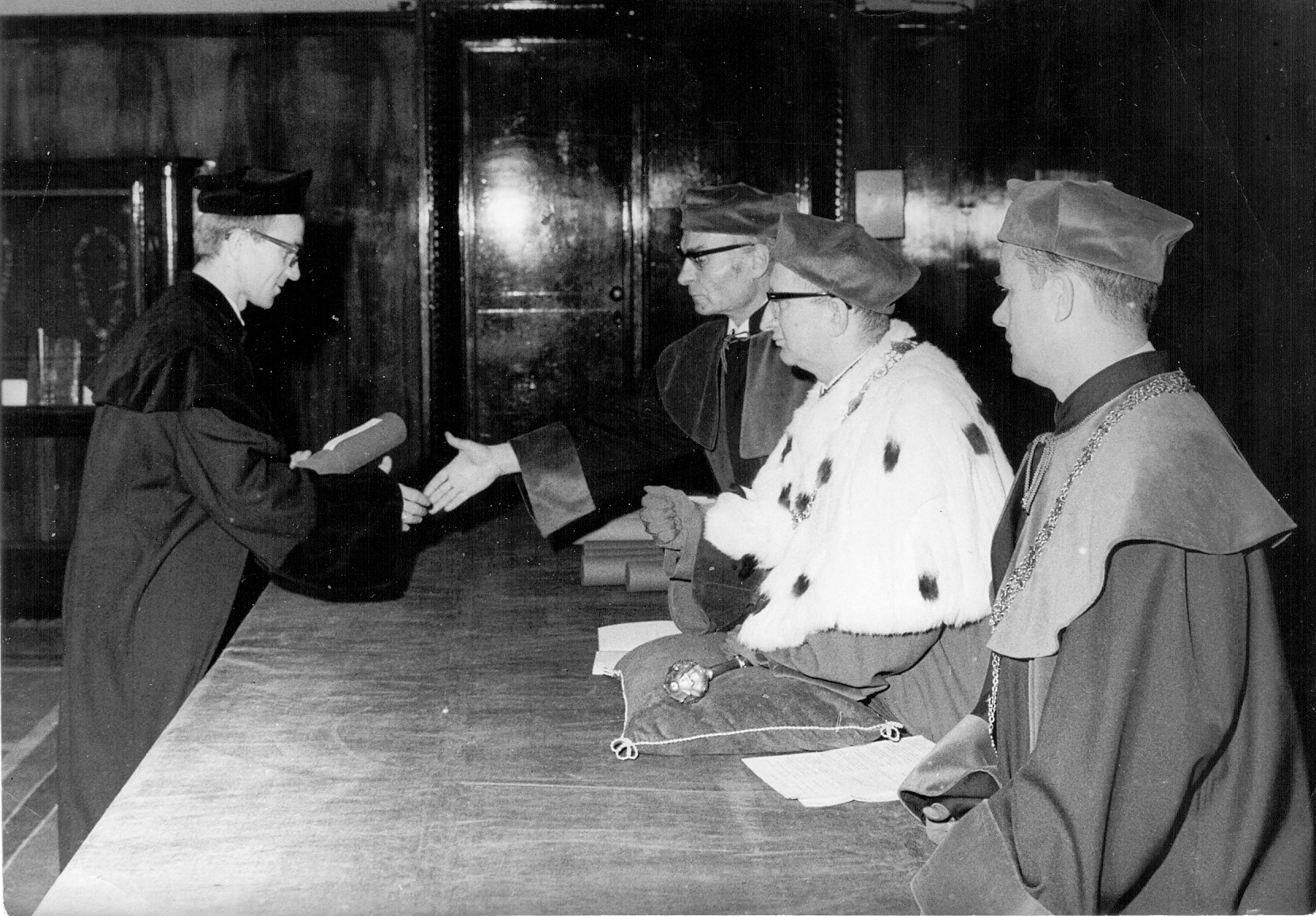 Lech Drewnowski with Rector